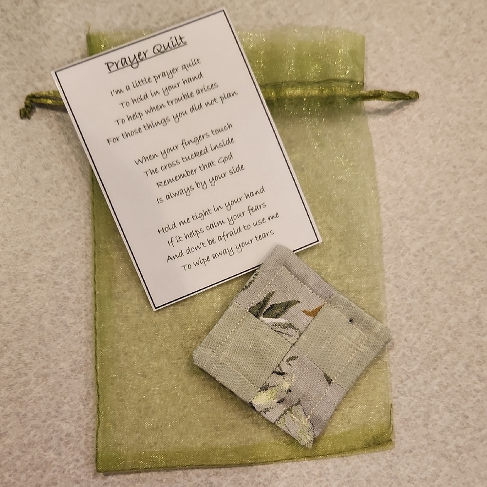 Pocket Prayer Quilt, Handmade